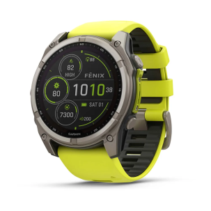 Garmin Fenix 8 - 51 mm Solar Sapphire Titanyum, Amp...